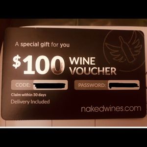Nakedwines $100 Wine Voucher